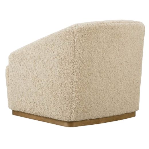 Picture of Neutral Boucle Bernie Swivel Chair